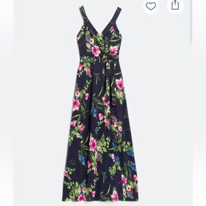 LE LIS Freestyle Ranada Faux Wrap Knit Maxi Dress